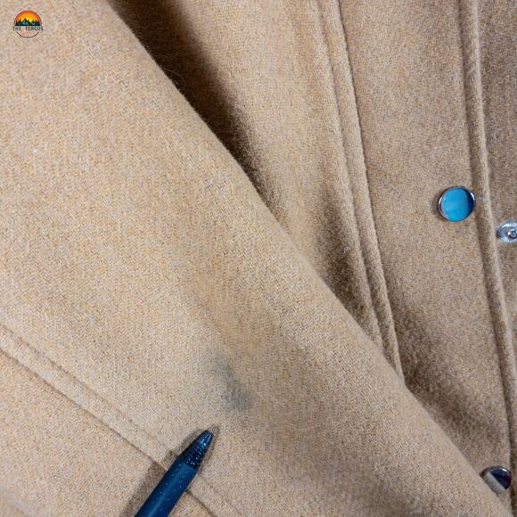 Maurices Overcoat Tan Long Sleeve Full-Zip Pockets Women's Size Medium - Picture 5 of 15